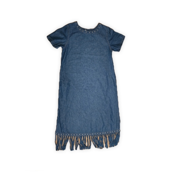 Donna Classic Full Jean Dress - Picture 6 of 7